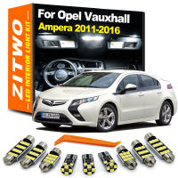 Zitwo 12pcs LED ภายในโดมแผนที่หลอดไฟสำหรับ Opel Vauxhall ampera 2011 2012 2013 2014 2015 2016 Trunk โคมไฟ CANbus