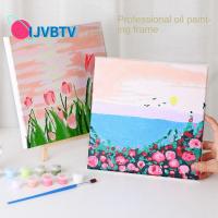 IJVBTV โดเรม่อน ชุดภาพเขียนสีน้ำมันดิจิตอลแบบทำมือ คุโรมิ มายเมโลดี้ ภาพระบายสีตามตัวเลขอะคริลิก งานฝีมือทาสีด้วยมือ ผ้าใบแคนวาส ของตกแต่งบ้าน