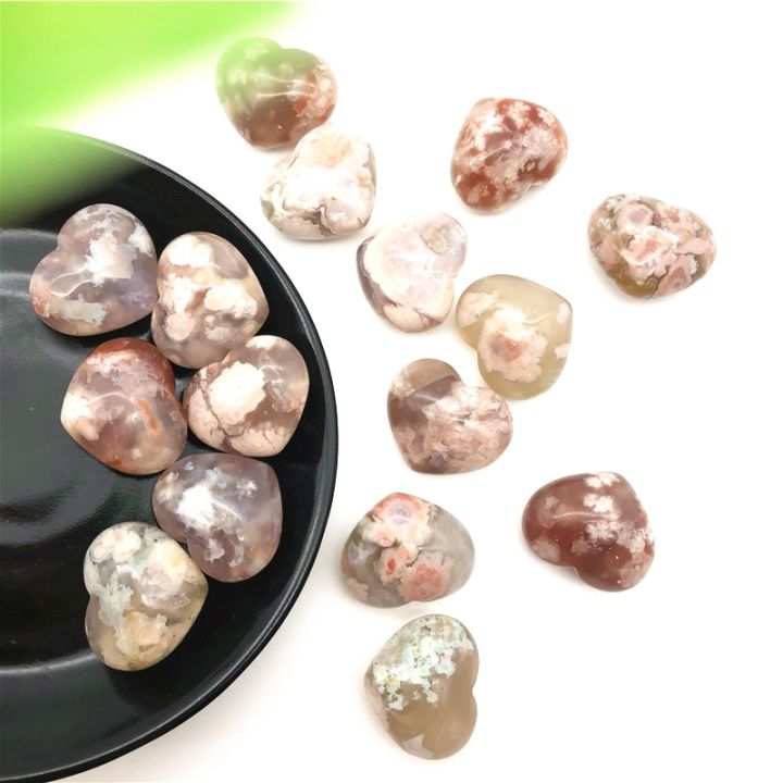 1pc-natural-pink-chakra-cherry-blossom-agate-sakura-agate-heart-shaped-crystal-gemstone-healing-natural-stones-and-minerals