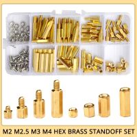 M2 M2.5 M3 M4 Hex Brass Standoff PCB Motherboard Spacer Screw Nut Thread Pillar Mount Male Female Spacer Bolt Assortment Kit