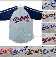 High quality stock American baseball league spell color embroidery lace quick-drying type big yards of raglan sleeve perspiration men and women clothing