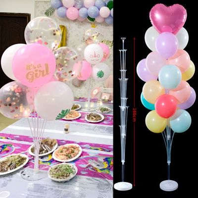 【CW】 1/2Set Balloons Column Holder Wedding Birthday Decorations Supplies Adut Kids Baby Shower Eid Gule Dot