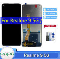 จอ LCD แบบดั้งเดิม6.6นิ้วสำหรับ Oppo Realme 9 5G 9 Pro จอแสดงผล LCD แบบสัมผัสหน้าจอกระจกกันรอยดิจิตอลอะไหล่ซ่อมชุดประกอบทดแทน