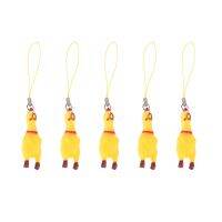 【hot】❍✆  3/5 Pack Squeeze Screaming Keychain Squeaking Pendant Keys Phones