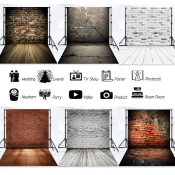 Retro Wood Plank Wall Floor Photography Backdrop Studio Photo