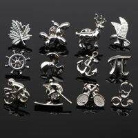 【CW】 Men 39;s Brooches quality Stethoscope Dog Rudder Badge Pin Jackets Shawl Collar Accessory