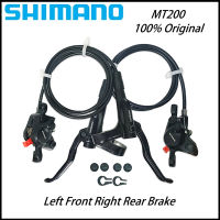 Shimano MT200 MT201 M315 จักรยานเสือภูเขา MTB ชุดดิสก์เบรกไฮดรอลิกประกอบด้วย MT200 เบรคคันโยกโรเตอร์ RT56 RT54 RT26 RT30 HS1 G3-huangjianping