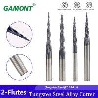 【CW】 Double-edged Oblique Cutter Taper End Milling Metal Embossed Lengthened Tungsten Alloy