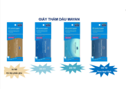 Giấy thấm dầu Mayan Oil Control Paper Than Hoạt Tính 70 miếng 100 miếng