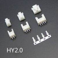 10sets 2.0mm with lock HY-2P 3P 4P 5P 6P 8P male socket female plug terminal block connector