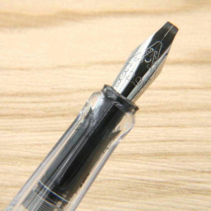 sameple-0-7-1-1-1-9-2-5-2-9มม-ปากกาเขียนพู่กัน-ปลายแบน-การเขียนระบายสี-ปากกาหมึกศิลปะ-ปากกาปากเป็ด-ที่มีคุณภาพสูง-อุปกรณ์การศึกษา-นักเรียนก็อก