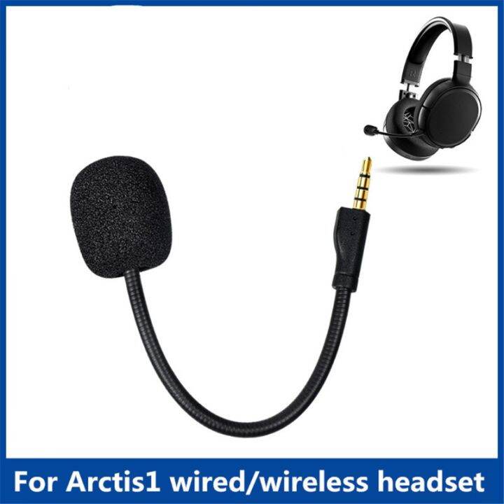 boom microphone headphones with detachable mic and cable