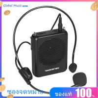 [ซื้อ 1 แถม 1]TAKSTAR E126A เครื่องขยายเสียงแบบพกพาแบบชาร์จมินิเครื่องขยายเสียงพร้อมสายคาดศีรษะไมโครโฟนและเข็มขัดสำหรับการสอนร้องเพลงการฝึกอบรมการนำเสนอ