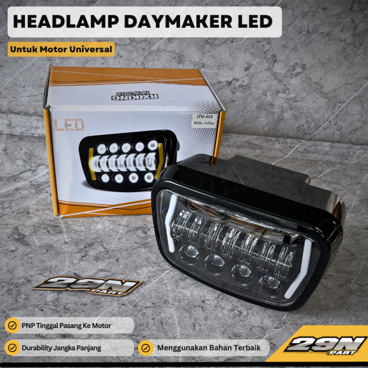 Lampu Depan Daymaker Rx King Oval Set Lampu Daymaker Rxking Fullset