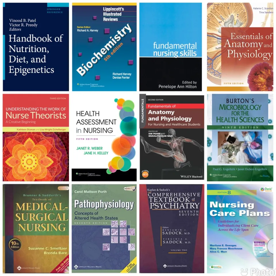 Lazada　Year　Nurse　Material　Nurses　Complete　Text　Books　to　Study　Buku　Nursing　Course　Year　For　Untuk　Nurse