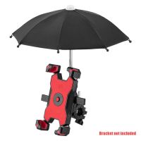 Mini Umbrella Sunshade Phone Holder Motor Bike Handlebar Rain Resistant Waterproof Motorcycle Rider Rain Resistant Universal Selfie Sticks