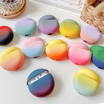 Gradient Case For Huawei Freebuds 4 3 Earphone Protective Cover For Freebuds 3 Freebuds 4 Colorful Cases For Huawei Freebuds 4i Wireless Earbud Cases