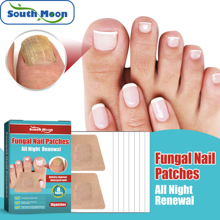 South Moon Nail Care Night Patch Repair Grey Nail Damage Soft Nail ...