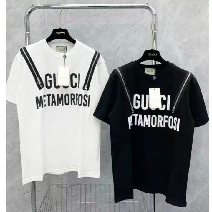 Áo Thun Nam Nữ G.C Metamorfosi 2 Khoá Kéo Vai, Unisex Cotton Dày Dặn, A112  | Lazada.Vn