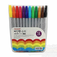 ปากกาสีน้ำ Monami ปากกาเมจิก Sign Pen SUPER ปากกาสี สีเมจิก ปากกาเมจิ บรรจุ 12แท่ง/แพ็ค จำนวน 1แพ็ค พร้อมส่ง