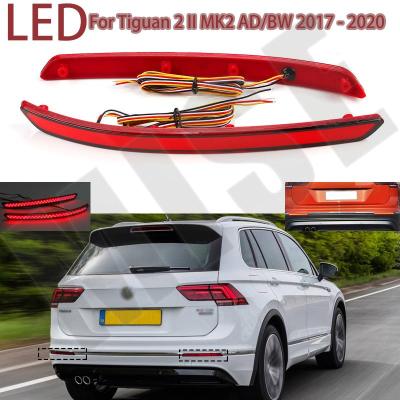 โคมไฟ LED กันกระแทก2017-2020 Lampu Mobil VW Volkswagen ไทกวนรถ