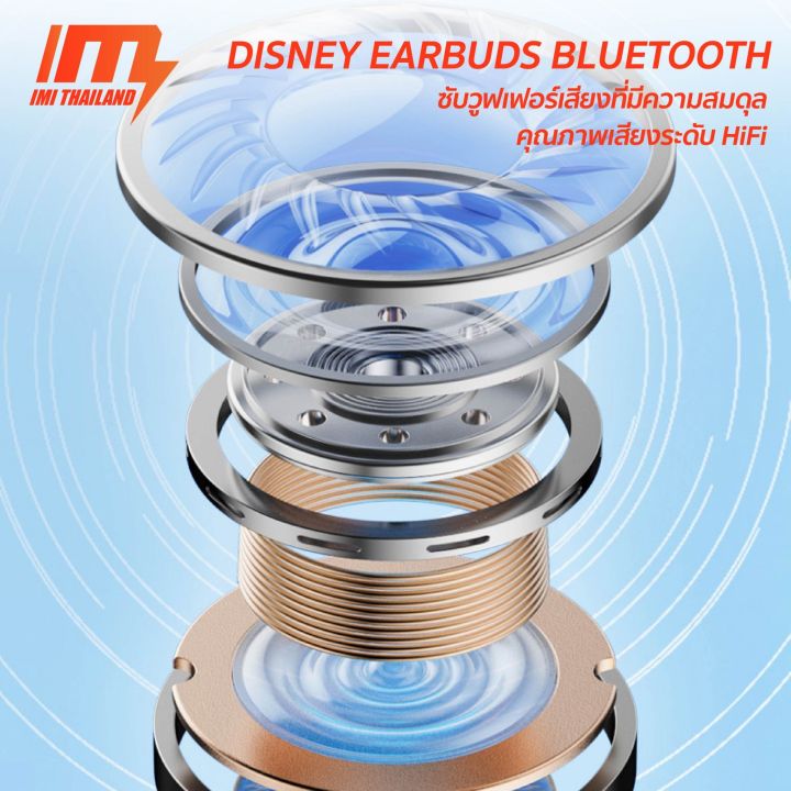 imi-หูฟังบลูทูธ-disney-q37-หูฟังไร้สาย-bluetooth-5-3-ระบบเสียงสเตอริโอ-กันน้ำ-คุณภาพเสียง-hifi-หูฟังน่ารัก