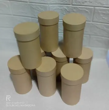 3x12 Red Mailing Tubes w/Caps, cardboard