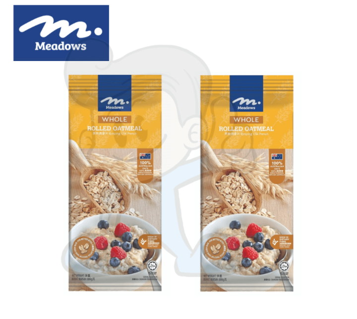 Meadows Whole Rolled Oatmeal (2 x 800g) Lazada PH