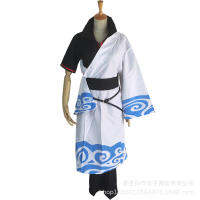 Gintama Sakata Gintime Cosplay เสื้อผ้าวิกผมโทยะ Lake Boots Gintang Ayin เสื้อผ้าอนิเมะ