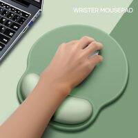 Hot Office Ergonomic Mouse Pad หลายสีพร้อมที่วางข้อมือ Hand Rest Mice Wrist Support Mat สำหรับคอมพิวเตอร์เดสก์ท็อป PC