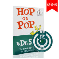 The original childrens picture book hop on pop with CD Dr. Seuss jumps around on his father. Dr. suss Liao Caixings book list is attached with CD