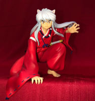 Anime Figure Inuyasha Sesshoumaru Inuyasha 1300# PVC Action Figure Toys GK Statue Inuyasha Collection Model Doll Gift 18cm