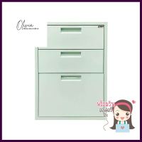 ตู้ลิ้นชัก PP 3 ชั้น + ถาดใส่ช้อน CABIN 46x66 ซม. สีเขียวPP 3-TIER KITCHEN DRAWER CABINET AND CUTLERY TRAY CABIN 46X66CM GREEN **โปรโมชั่นสุดคุ้ม โค้งสุดท้าย**