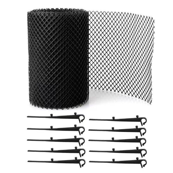 Bfaccia 6mx16cm Roof Gutter Guard Filters Filter Strainer Stops