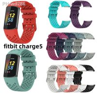 Strap For Fitbit Charge 5 Smart Watch Band Sports Breathable Strap Silicone Wristband For Fit Bit Charge 5 Bracelet Accessories