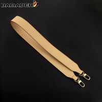 BAMADER Luxury Real Leather Shoulder Bag Strap Discolor Bag Strap Women Bag Belt Replace 4cm Shoulder Strap Handbag Accessories