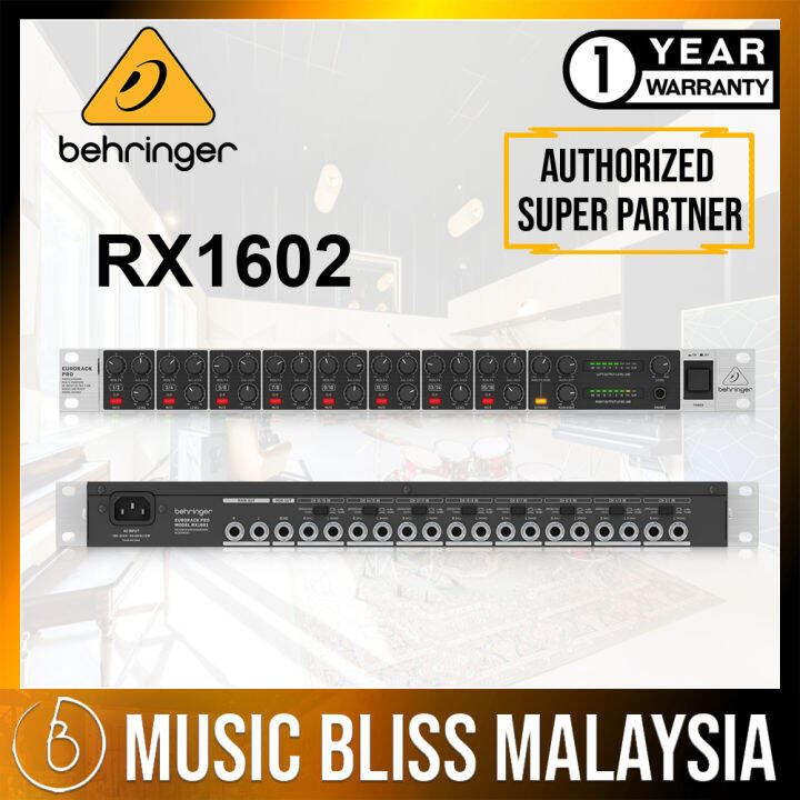 Behringer RX1602 V2 Rackmount Line Mixer (RX1602V2 / RX1602V2) Lazada