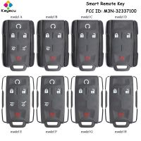 KEYECU M3N-32337100 Keyless Entry Remote Key With 3 4 5 6 Buttons 315MHz for Chevrolet Suburban Tahoe Silverado for GMC Yukon