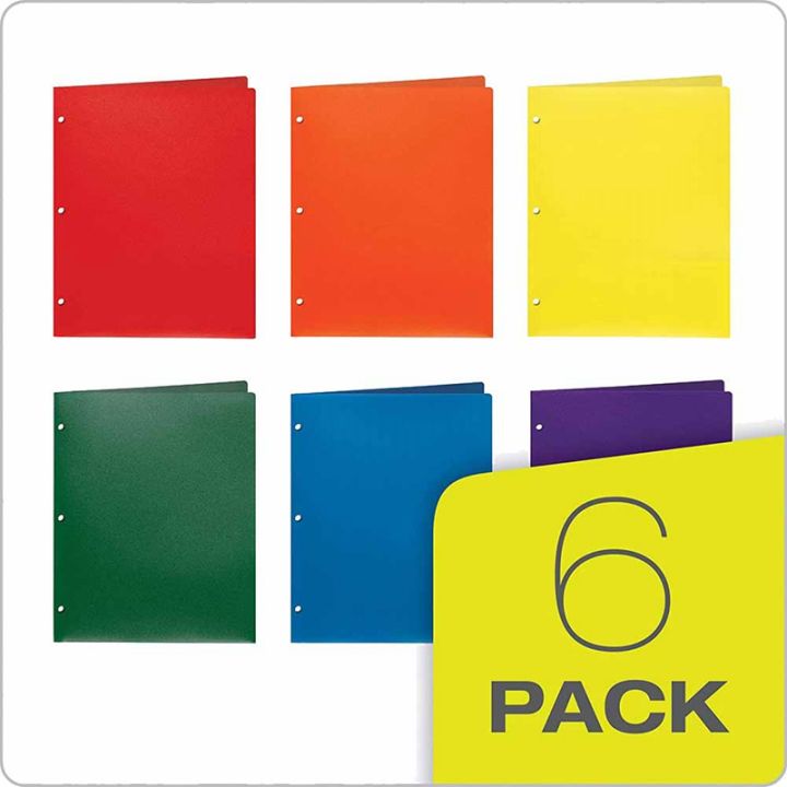 6-pack-pocket-folders-binder-folders-sturdy-plastic-portfolio-3-hole-punch-plastic-folders-multicolor-business-card-slot