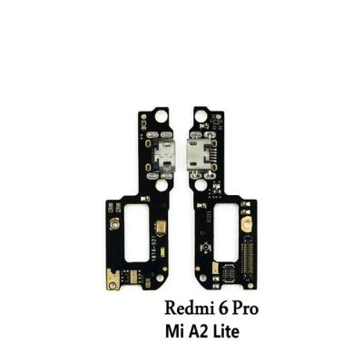 【❖New Hot❖】 anlei3 ไมโครโฟนใหม่ Moduleusb ชาร์จพอร์ตตัวเชื่อมต่อสายแผงวงจรเคเบิลแบบยืดหยุ่นสำหรับ Xiaomi Redmi 6 6a 6pro Mi A2 Lite