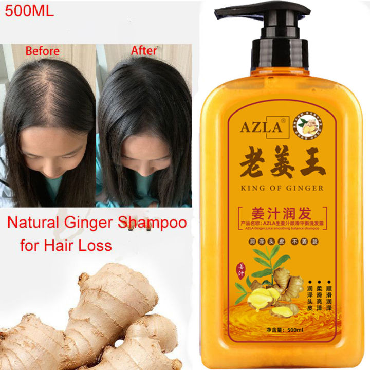 500ml Regrowth Hair Thick Shampoo Ginger Hair Shampoo Anti Hair Loss Nourish Hair Fast Growth