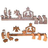 Nativity Sets Outdoor Nativity Scene for Yard Sign Lightness and Smoothness Christmas Nativity Set with Wood Base for Ceremony Birthday Party Christmas Party improved