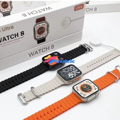 2023ล่าสุด Watch 8 Ultra Series Smartwatch สำหรับผู้ชายและผู้หญิงที่มีบลูทูธไร้สายโทรชาร์จ2.08นิ้ว Creat QC7311623