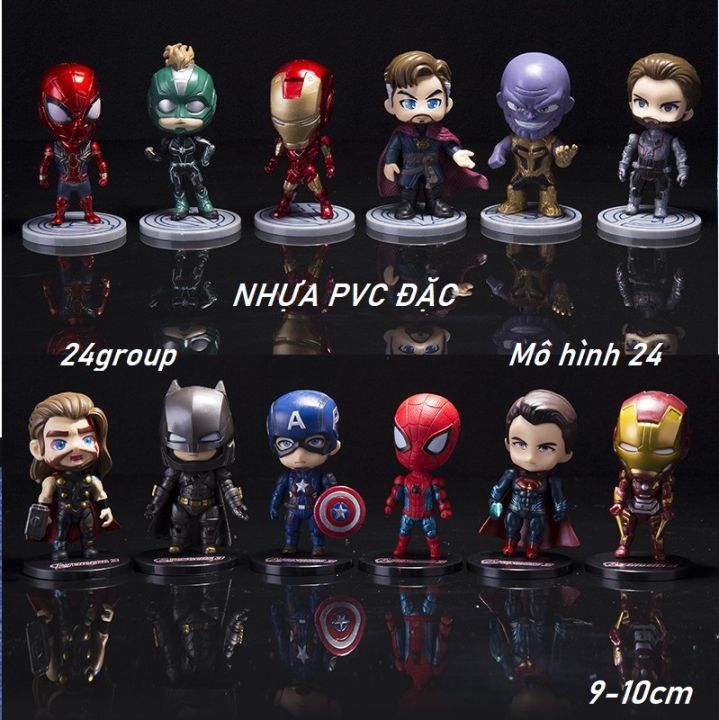 Mô hình iRon Spider Man Chibi Có LED Avengers 3  Shopee Việt Nam