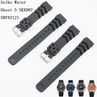 ✥ นาฬิกาอุปกรณ์เสริมหัวเข็มขัด 22 มม. 24 มม. สำหรับ Seiko สายซิลิโคน 5 SRP601J1 PROSPEX series SRP777J1 สายกีฬากันน้ำของผู้ชาย