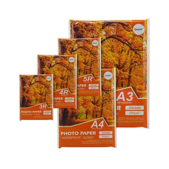 Quaff Tree Type Glossy Photo Paper 230gsm 20 Sheets Lazada Ph