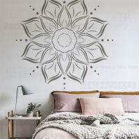 80 ซม.-120 ซม.Stencil Mandala ขนาดใหญ่พิเศษสำหรับภาพวาด Big Round Wall แม่แบบ Decors ดอกไม้ผนังสีอิฐ S169-mu xuan trade