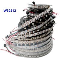 【▼Hot Sales▼】 na07037036036666 1M/3M/5M Ws2812b แถบไฟ Led อัจฉริยะ; 30/60/74/96/100/144พิกเซล/Leds/M; Ws2812