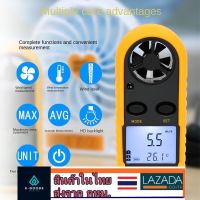 X-GOODS - ส่งจาก กทม. GM816 Anemometer Wind Speed Mini Air Velocity Airflow Temperature with Digital Anemometro LCD Backlight Wind Speed Meter 0-30m/S
