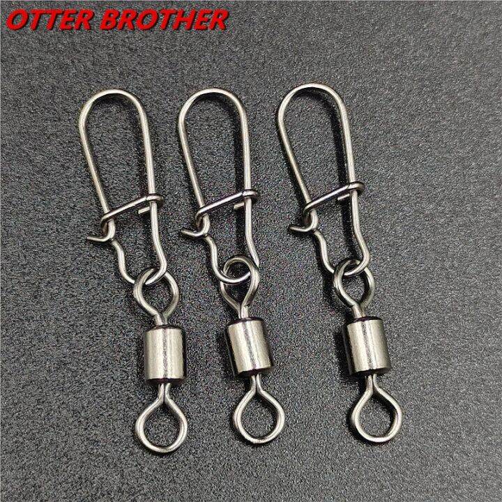 50pcs-lot-1-14-carp-fishing-accessories-connector-pin-bearing-rolling-swivel-stainless-steel-snap-fishhook-lure-swivels-tackle